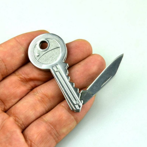 Survive Folding Knife keychain