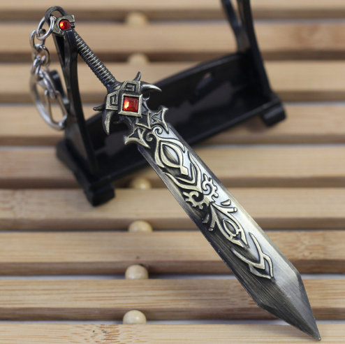 League of Legends 12cm Galen's Sword Keychains